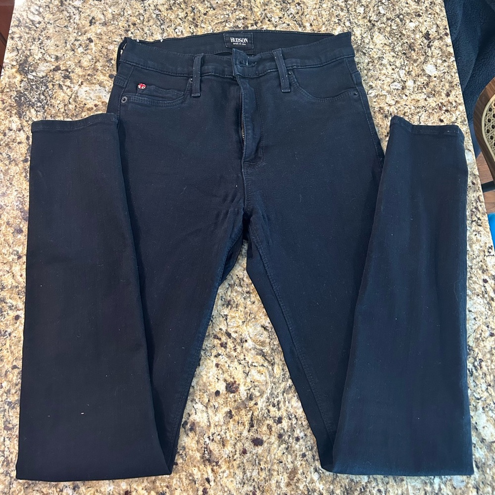 Hudson black stretch jean size 26